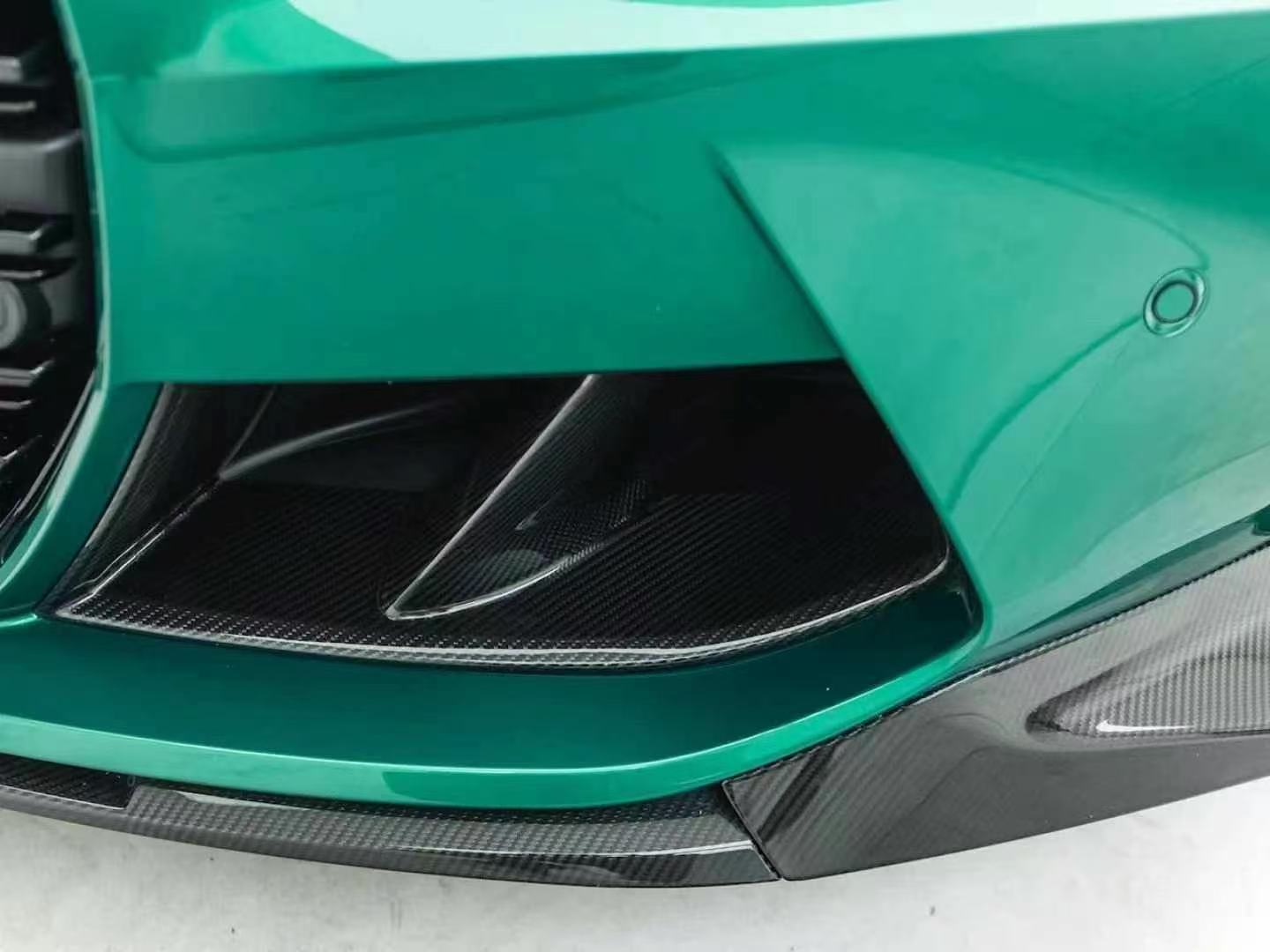 Suitable for Bmw M3G80/M4G82 Upgrade Mp Model Carbon Fiber Fog Light Frame Wet Carbon Dry Carbon