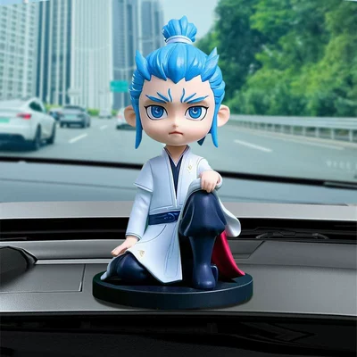 Nezha Model Figure Gift – Car ornaments - height-9cm-ba-4-donghaijiao-sitting-style