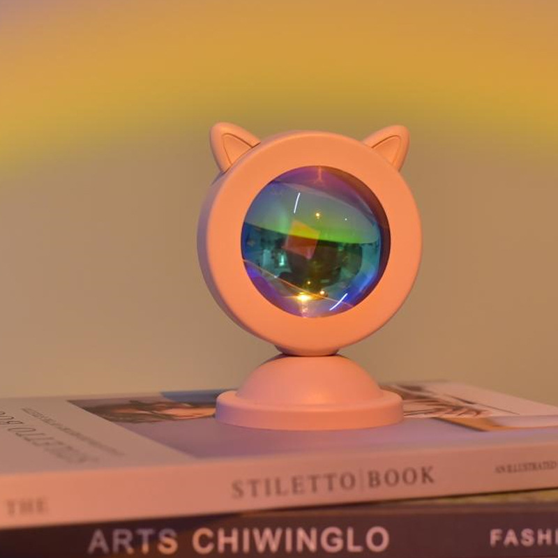 Ins Sunset Lamp Sunset Lamp Bedroom Bedside Lamp Atmosphere Lamp Internet Celebrity Sunset Lamp Supplementary Lamp Projection Lamp Nightlight