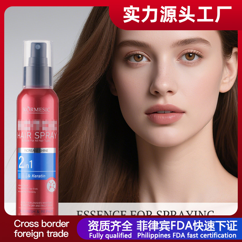 KORMESIC queratina no lavable spray para el cabello dejar en la niebla de cabello fabricantes de comercio exterior reparar al por mayor