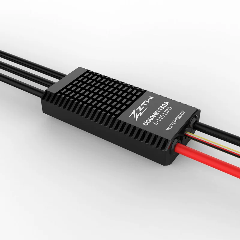 Водонепроницаемый бесколлекторный ESC ZTW Dolphin 130A HV G2 14S для фойл-сёрфа