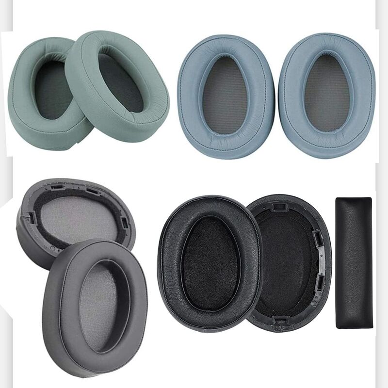 Suitable for Sony MDR-100ABN 100ABN WH-H900N earphone leather case replacement sponge cover earmuffs ear pads