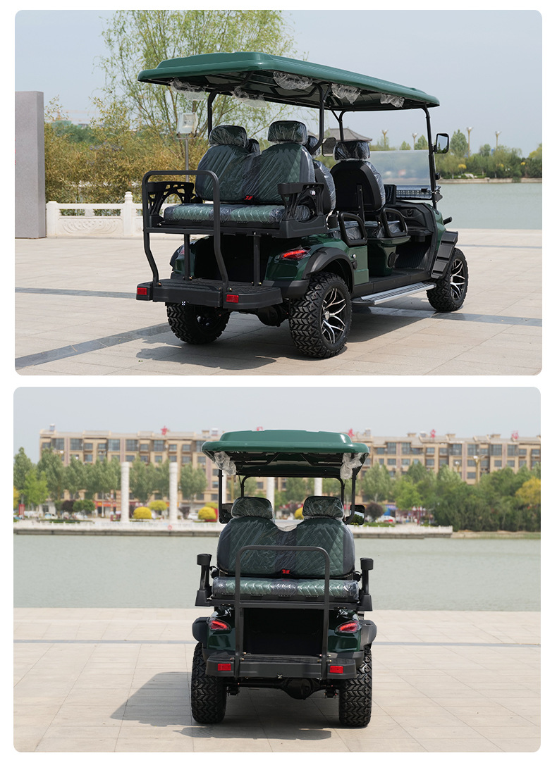 Electric Golf Cart for Foreign Trade Scenic Spots, Sightseeing Vehicle, Hotel Reception Vehicle, 6-Seater Golf Cart