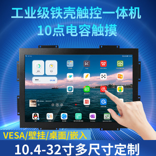 10/12/15/19/21.5/24/32 inch iron shell monitor VGA + HDMI industrial display customization