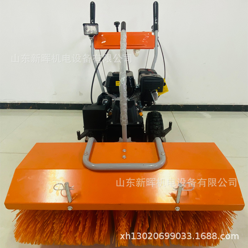 新晖多功能手推式除雪机抛雪机 公路清雪机 6.5马力手推式抛雪机