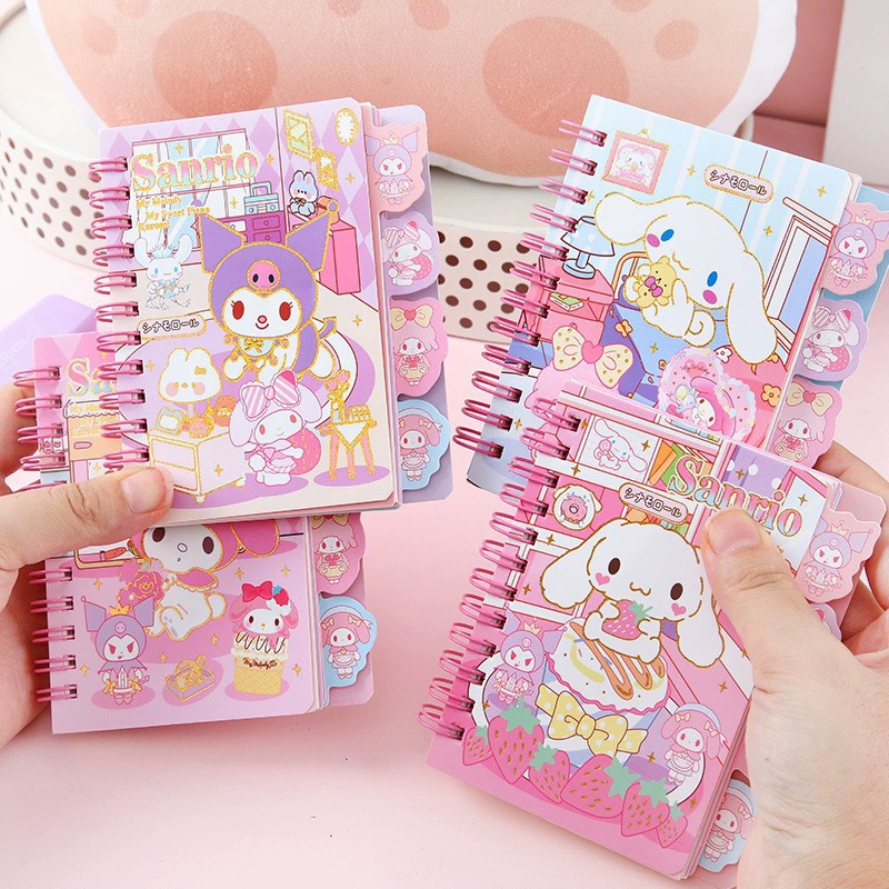 Оранжевый остров Sanrio семейная книга 100K обложка и дополнительные страницы Kurome Melody Cinnamon собака виток книга блокнот с пружиной