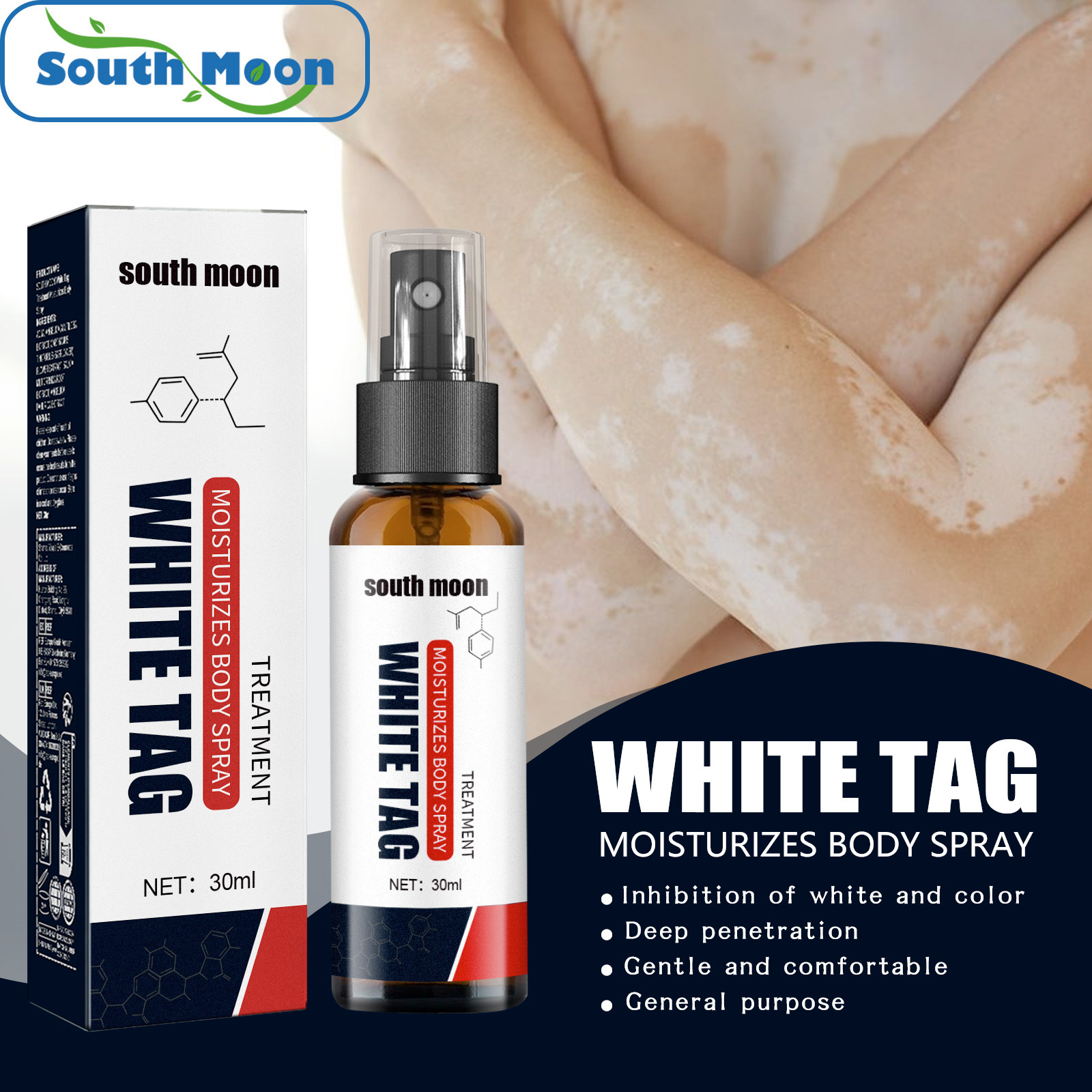 South Moon Skin Care Spray Body External Use Moisturizing Gentle and Soft Care Spray