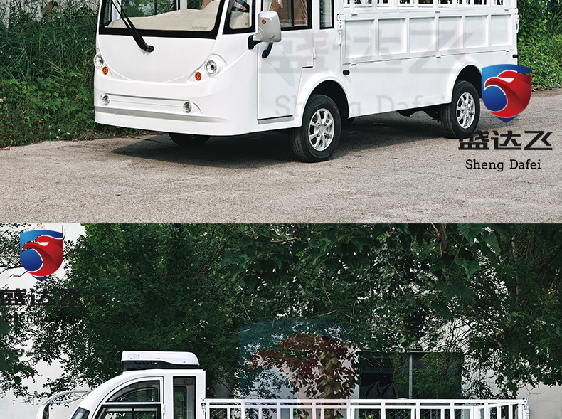Electric Pickup Trucks Within the Factory Can Be Unloaded from Trucks and Support Customized Modifications to Factory Workshop Operating Pickup Trucks