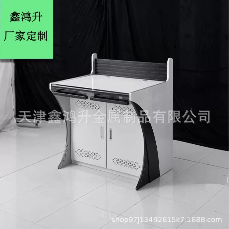 天津厂家批发安防监控控制台 指挥中心调度台平面三联中控监控台