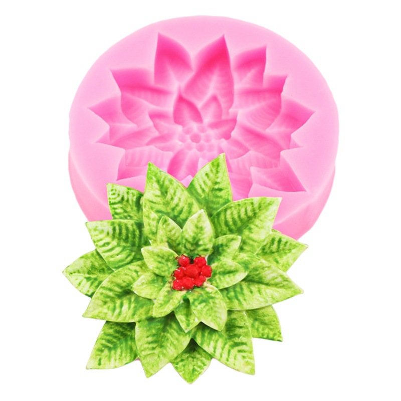 Cristal epoxi mesa de bricolaje flor tridimensional caja de almacenamiento de molde de silicona soporte de teléfono móvil flor decorativa molde