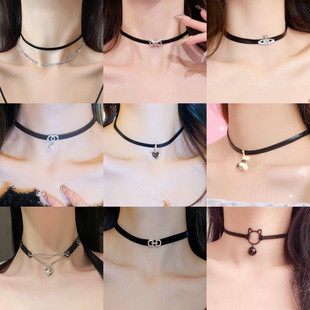 ��ɫƤ�Kchoker�Ȧ�i���Ů�i��С�����|�в���������