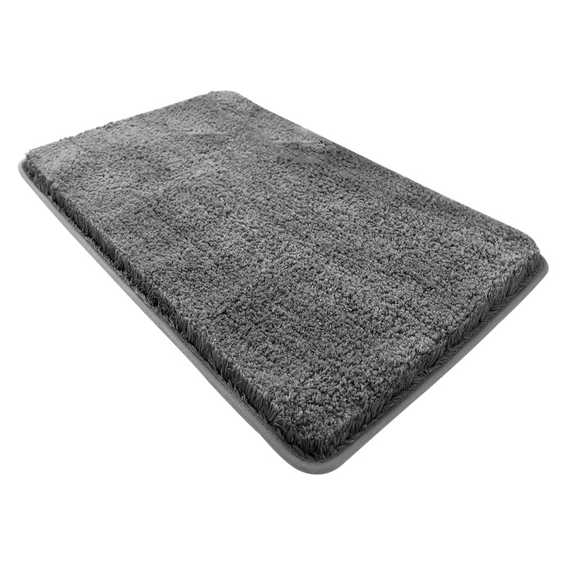 Alfombrilla antideslizante en la puerta del baño flocado Alfombra absorbente gruesa Alfombra de entrada del inodoro Alfombrilla de la puerta Alfombra de la cama del dormitorio