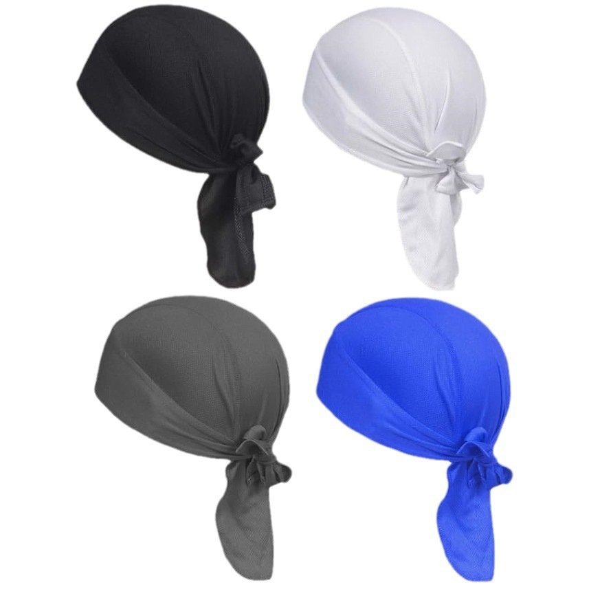 땀 흡수성 비니 쿨 스컬 캡 오토바이 머리띠 남자와 여자 머리띠 자전거 야외 승마 스포츠 머리띠