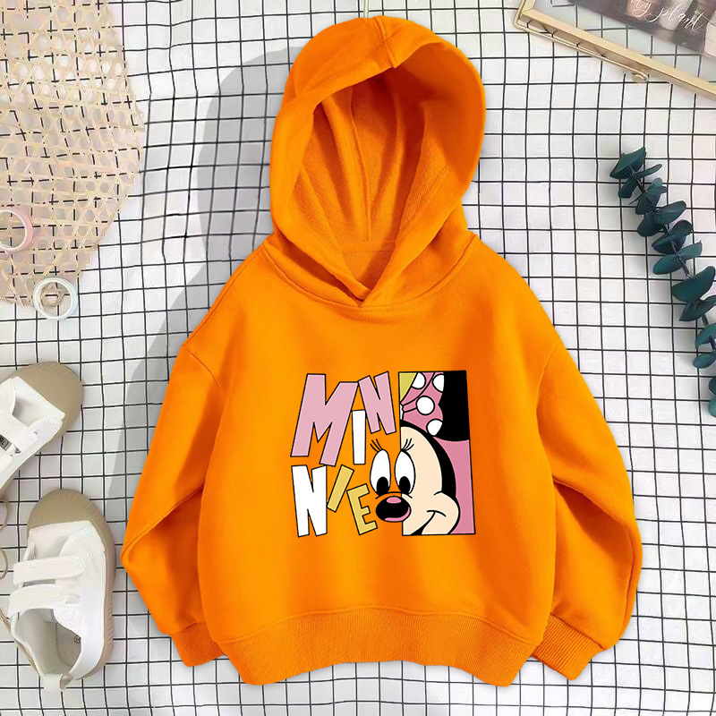 Orange Pink Mouse Sweatshirt Thin Style