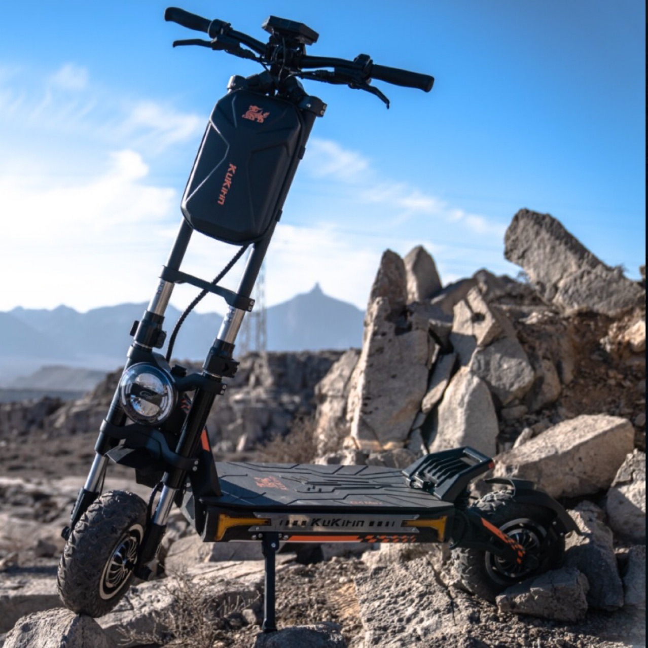 Kukirin cool Kirin G4Max motor de doble tracción absorción de impactos delantera y trasera para adultos todoterreno scooter eléctrico de alta velocidad