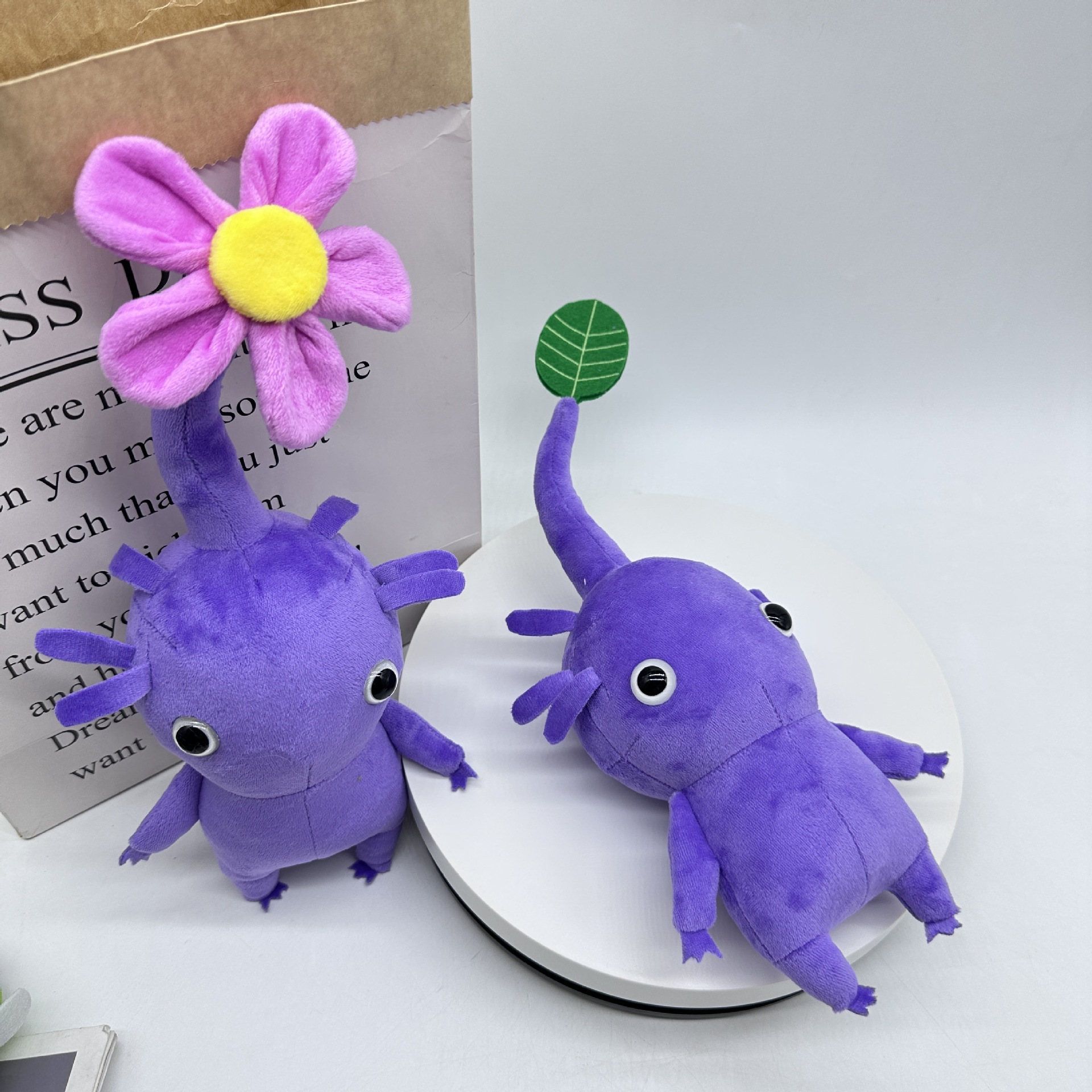 Sdoganamento transfrontaliero viola pikmin peluche ghiaccio pikmin 4 peluche bambola giocattolo_voghion.com