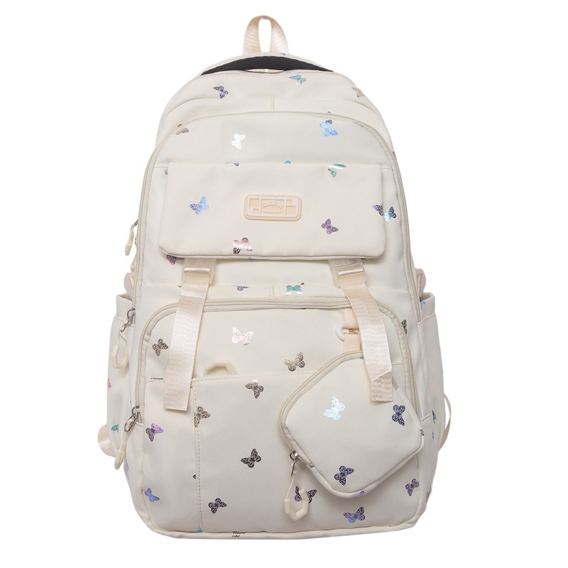 Cute mochila de gran capacidad nueva mochila de estudiantes de viajes de secundaria y secundaria de alto valor de la cara mochila de hombro de estudiantes en venta caliente
