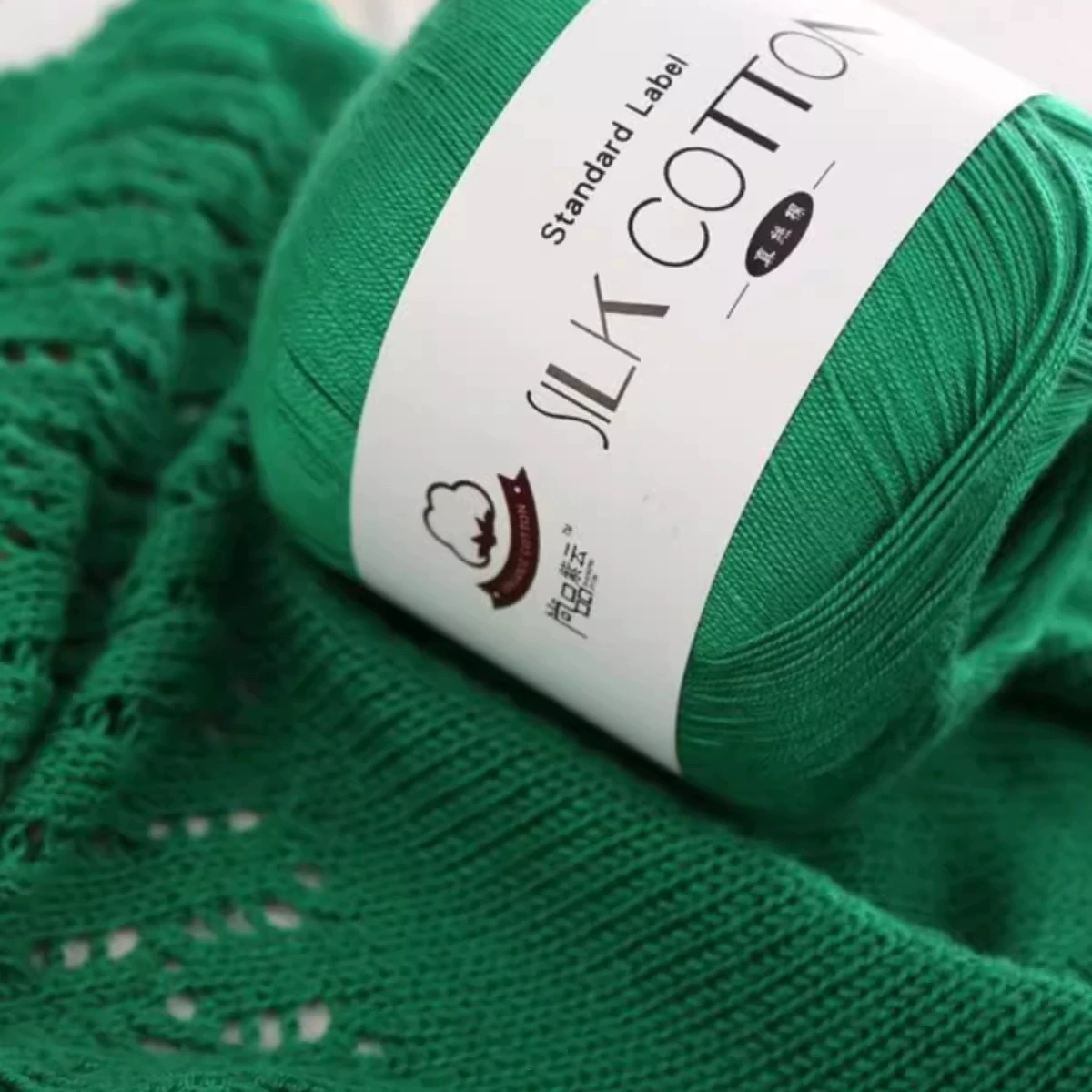 Кружевная нить № 6 шелковая хлопчатобумажная нить ручной вязаный шелковый материал сумка