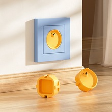跨境货源国外安全防护电源保护盖欧式防触电儿童电源插座盖子
