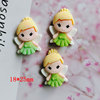 Cartoon resin for princess with accessories, children's cute hair accessory