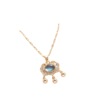 Fashionable necklace stainless steel for friend, does not fade, Korean style, simple and elegant design, gift for girl