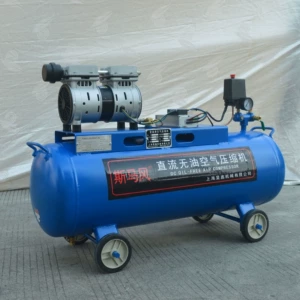 SMAFeng daimi maqnit DC kompressor hava nasosu 0.75KW 1.1KW yağsız nəqliyyat vasitəsi DC hava kompressoru