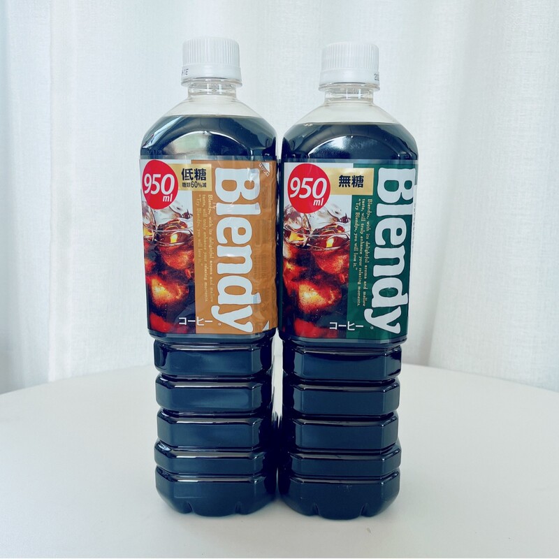 Japan Imported Blendy Black Coffee Iced American Latte Drink Ready-To-Drink Coffee 950ml Bottle