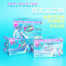 工厂定制透明pvc包装盒pvc磨砂塑料盒子PP斜纹胶盒折盒婚庆礼品盒