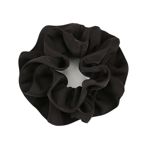 RUDAN Korean niche design high-end wal satin flower bud hair ring internet celebrity large intestine ring simple head flower hair accessory