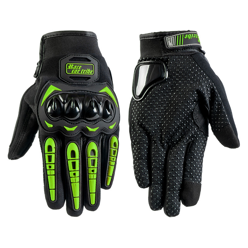 Motocicleta guantes unisex dedo completo pantalla táctil antideslizante transpirable motocicleta Knight equipo guantes de coche eléctrico