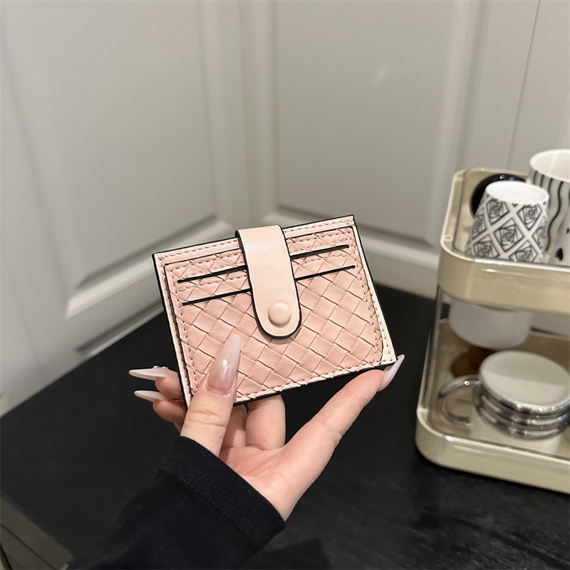 Paquete de tarjeta de licencia de conducir femenino pequeño con múltiples posiciones para tarjetas, versión coreana de gran capacidad, licencia de conducir ins, lindo paquete de identificación ultrafino coreano