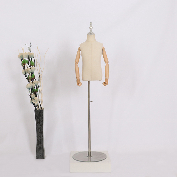 Modelo DE LOS NIÑOS apoyos medio cuerpo soporte con diadema mano ventana pantalla soporte niños y niñas tienda de ropa modelo estante image 8