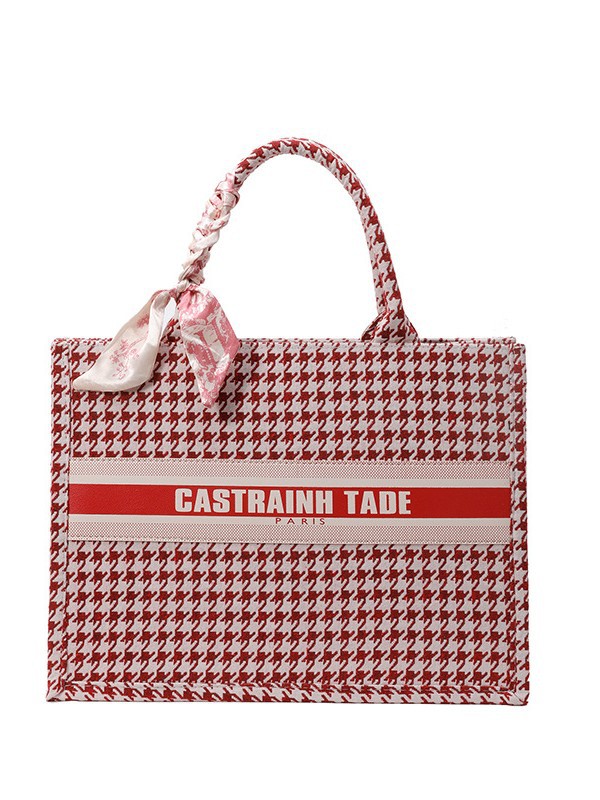 Bolso retro de gran capacidad para mujer 2025 nuevo bolso de pata de gallo de moda bolso de viaje casual