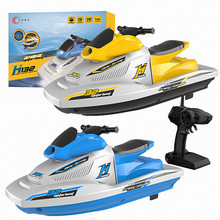 外貿新品2.4G遙控小摩托艇電動快艇充電競速賽艇遙控船兒童玩具船