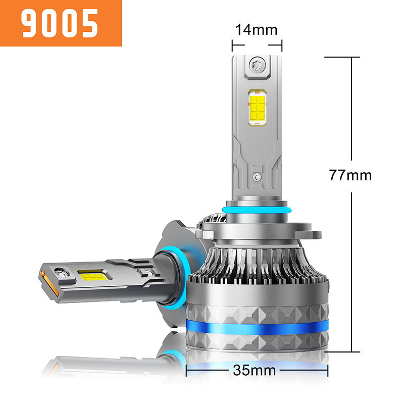 HAIZG nuevo coche LED faro C10 alta potencia 120W modificado lejos y cerca de la luz H7 H4 H11 coche faro