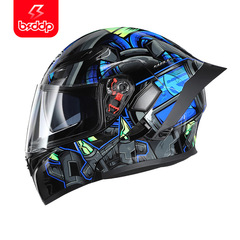 BSDDP motorcycle helmet 3c certified four-season full-face helmet for men and women motorcycle summer sun protection dual-lens face-opening helmet wholesale
