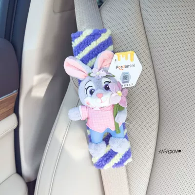 Cover Car Interior Decoration Sürətlər qutusu və əl tormozu başlıqları - shoulder-pads-striped-officially-licensed-judy-bouquet-single-stem
