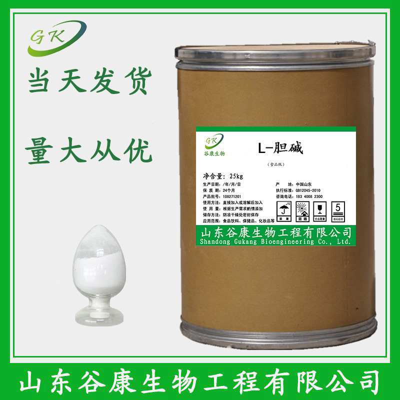 现货供应 高纯度L-胆碱 食品级营养强化剂