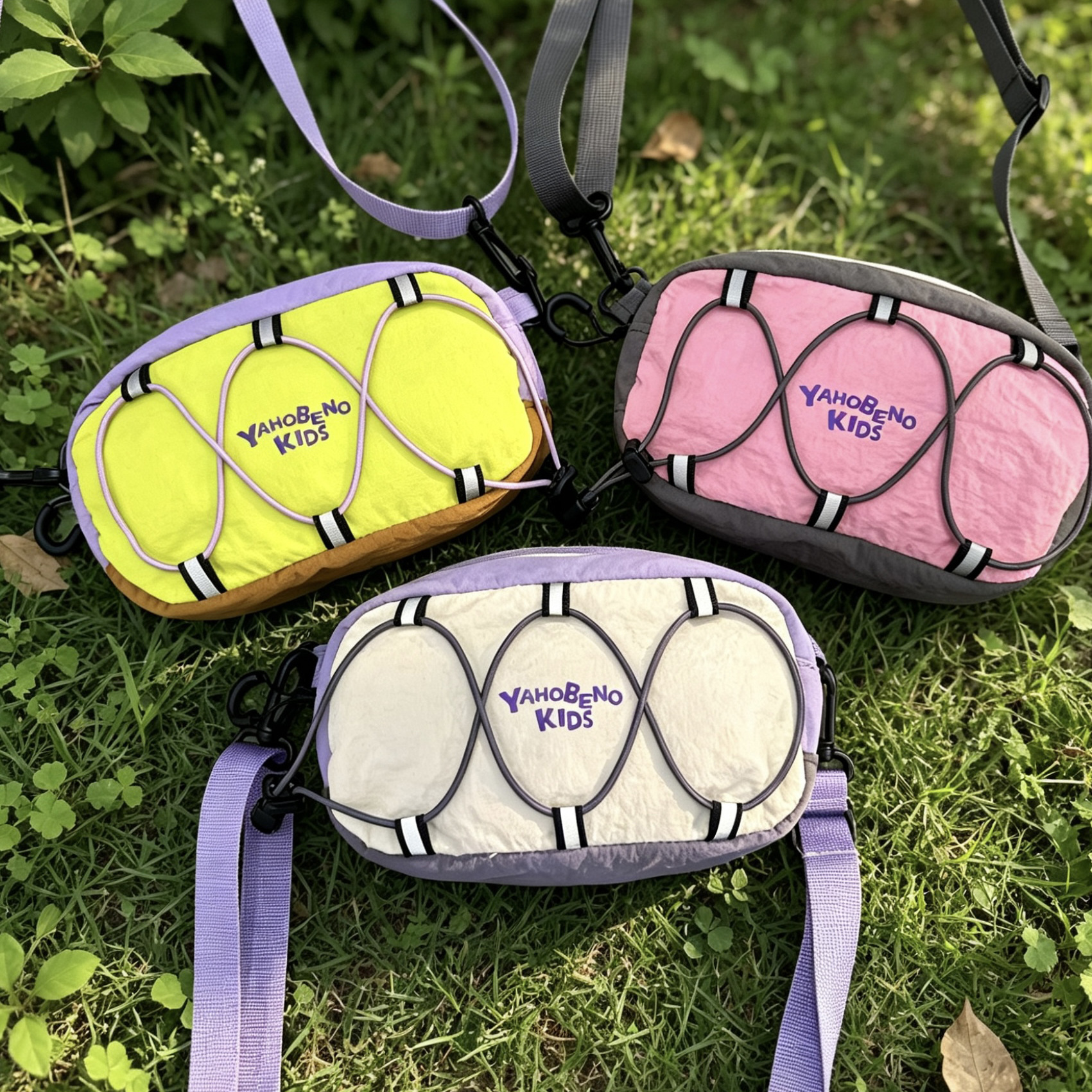 2026 versión coreana de la cuerda extranjera, bolsas de hombro para hombres y mujeres, bolsas de hombro ligeras y compactas, bolsas de hombro de color, nuevas bolsas de niños transfronterizas