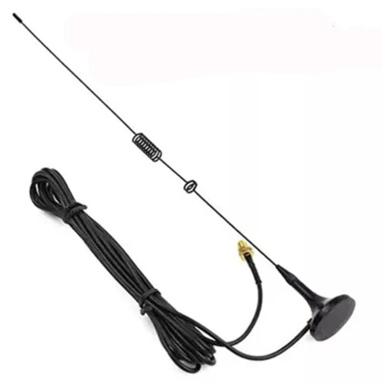 Antena de lechón UT-106UV 433MHz walkie-talkie Antena de lechón de doble segmento UV5R Antena de cable largo de 3M montada en el vehículo image 4