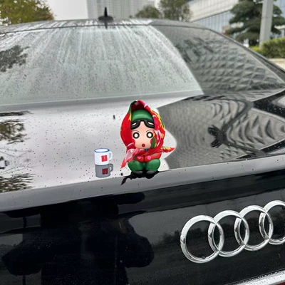 decorations car roof doll electric – Car ornaments - scarf-cuihua-xiaoxin-teapot-contains-traceless-glue