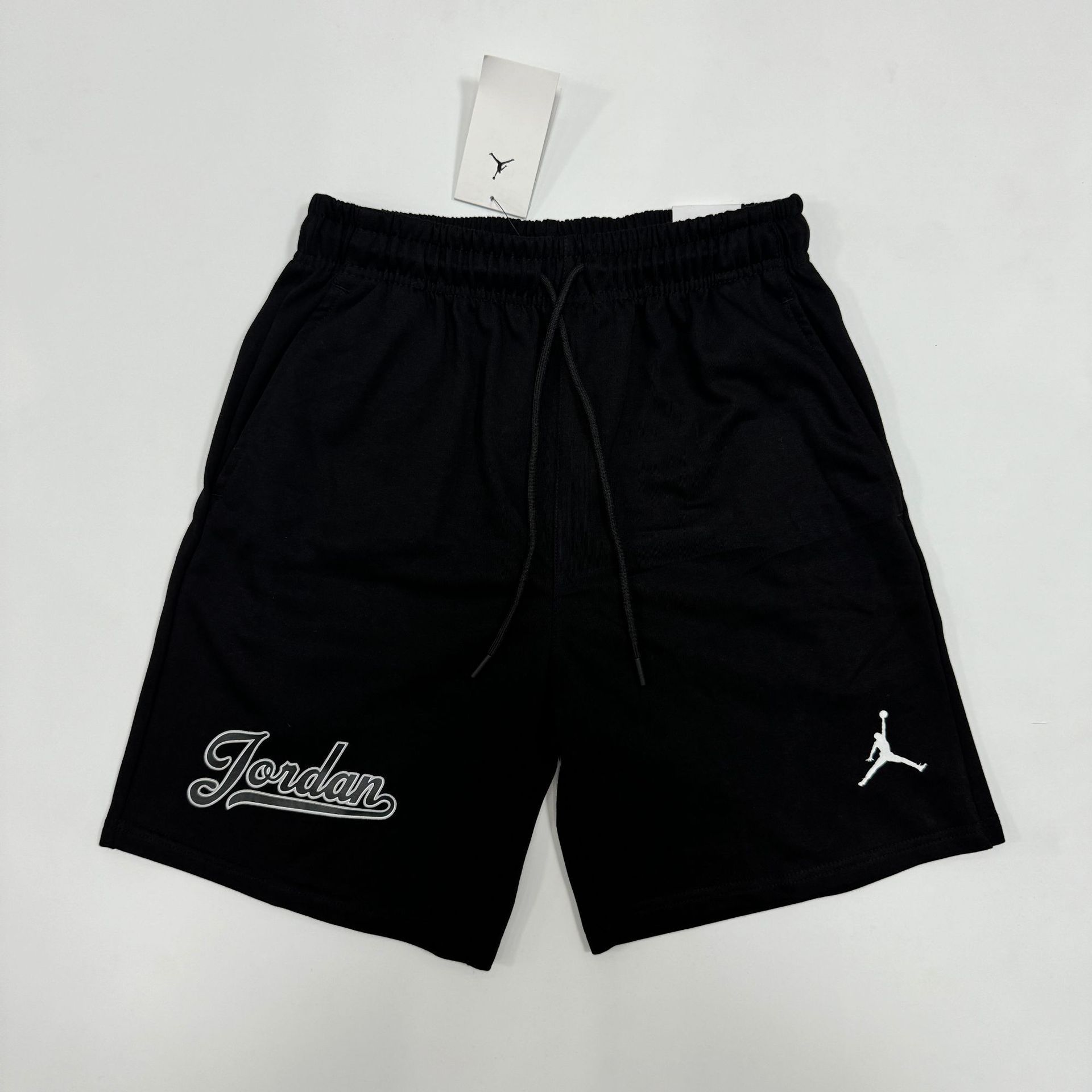 Jordan Sweat Shorts Script Logo Black