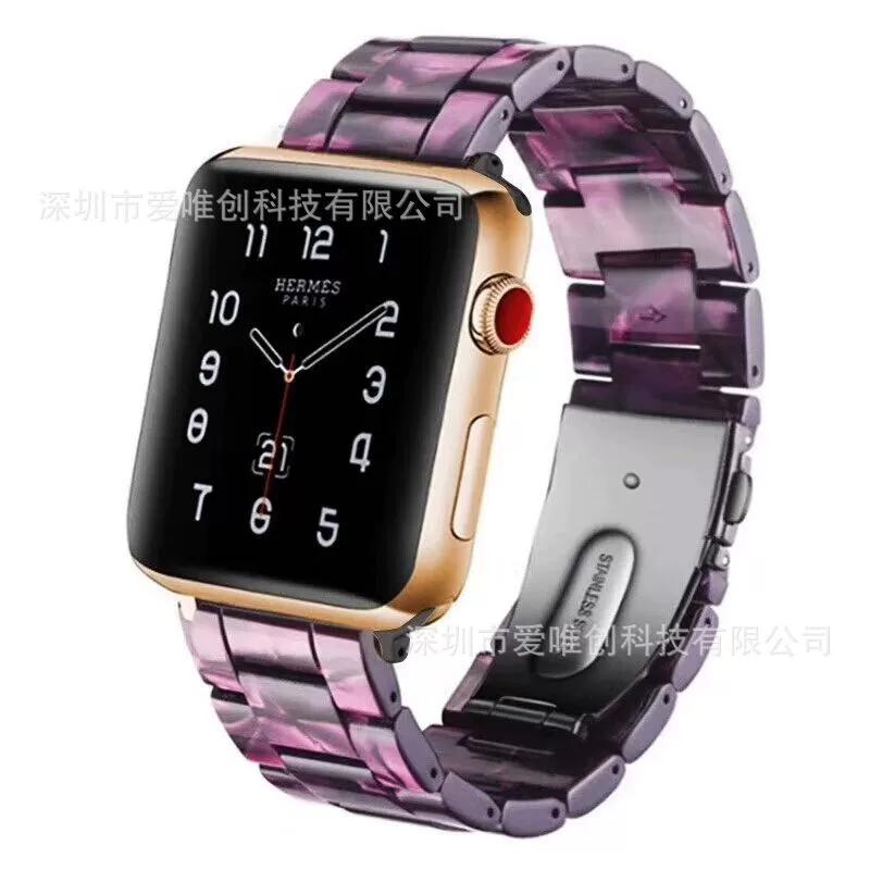 [Совместимый с Apple Watch7/7s/8/9 смола браслет смола跨境 экологичный iwatch браслет]