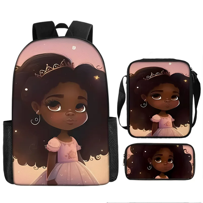 Cartoon children's capacious backpack, school bag, set, direct factory sales, 3 piece set