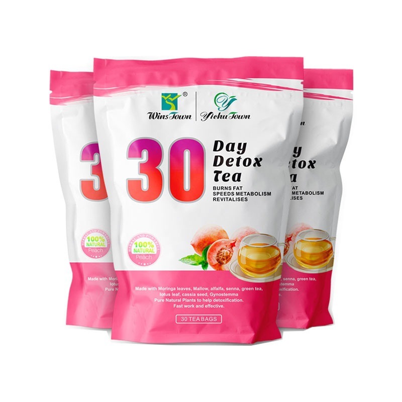 輸出非肥減茶slimming tea果物味30day detox tea peachフラワーバー|undefined