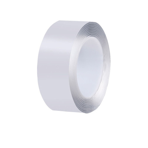 High-viscosity transparent invisible nano acrylic double-sided tape, washable up to 10,000 times, magic waterproof ultra-adhesive sticker