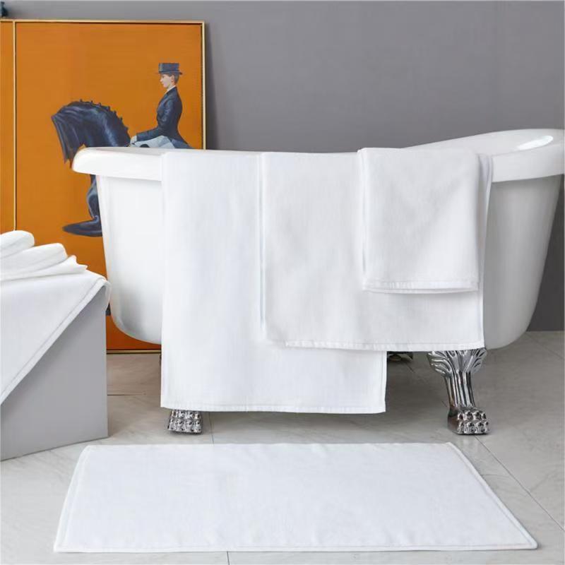Hotel Floor Towel 50*80 Guest Room Bathroom Non-Slip Floor Mat Foot Towel Bathroom Toilet Thickeneded Cotton Floor Towel
