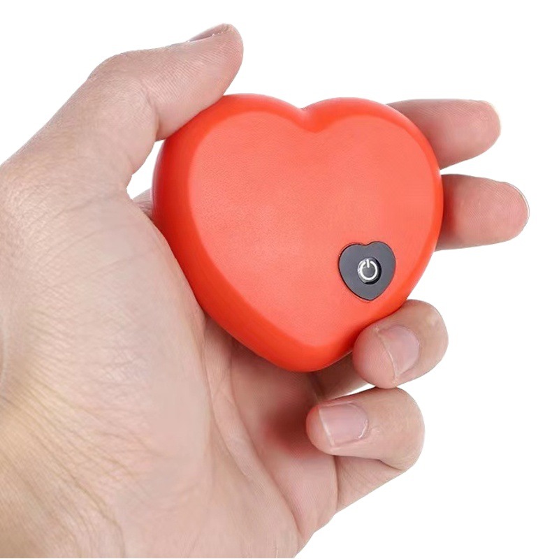 Amazon fábrica transfronteriza inteligente mascota amor mascota ansiedad latido del corazón caja simulada latido del corazón caja de batería de juguete
