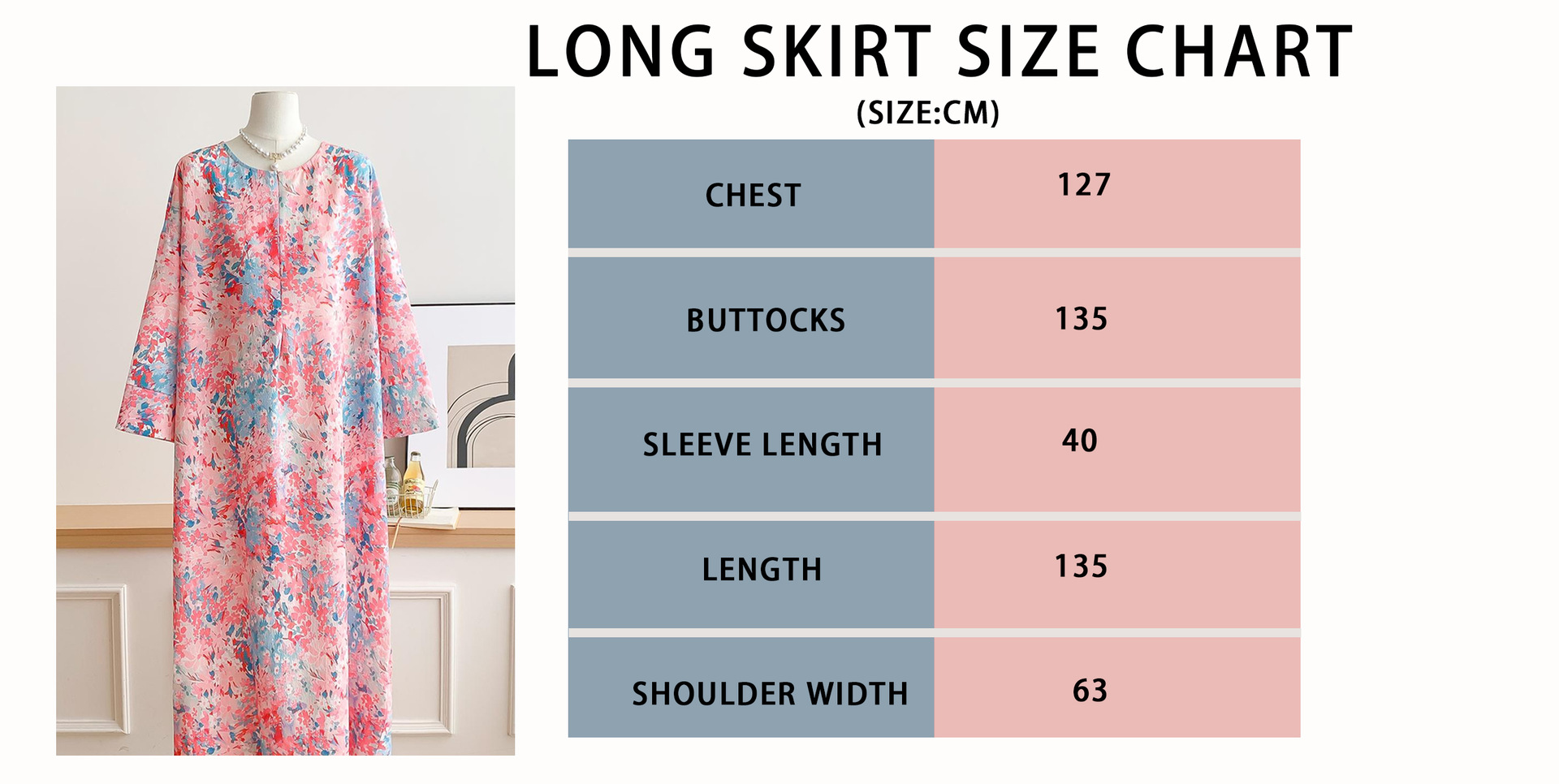 Elegant Muslim Women's Maxi Dress - Loose Fit Modest Abaya With 3D Floral Print - Breathable Polyester Blend Fabric - One Size Fits Most_ecoleips.com