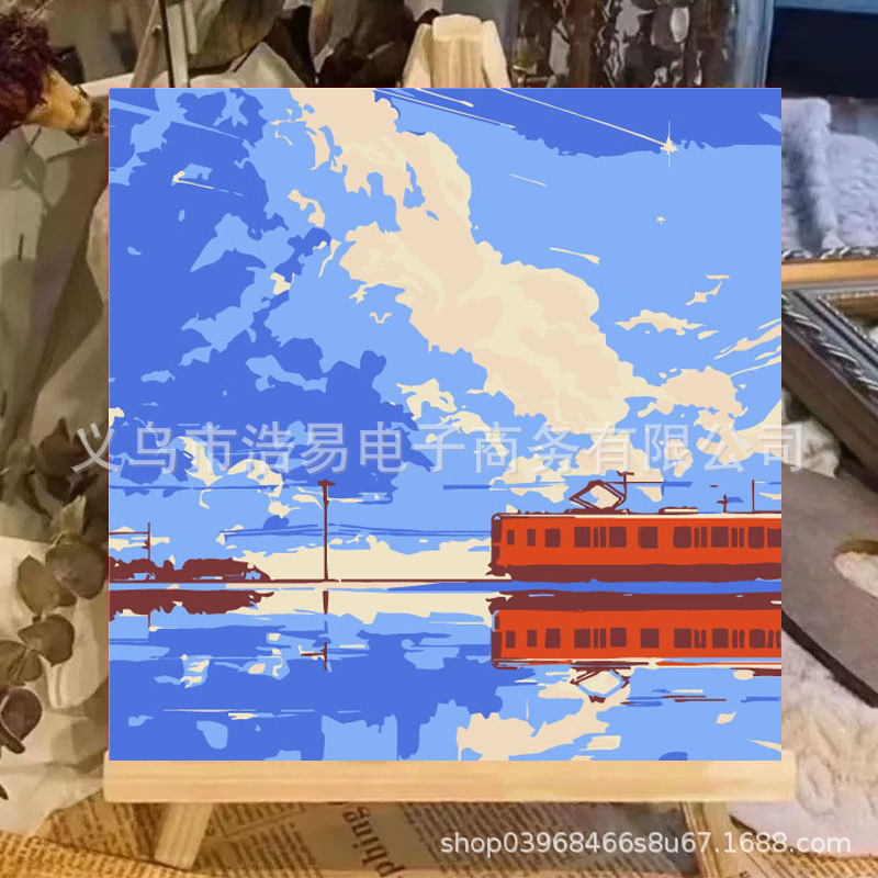 LL270 / 20*20cm paint+brush+backing board
